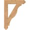 Ekena Millwork Funston Arts & Crafts Smooth Bracket, Western Red Cedar, 5 1/2"W x 32"D x 44"H BKT06X32X44FST03SWR - alternate 3